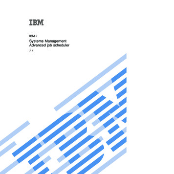 IBM I: Systems Management Advanced Job Scheduler