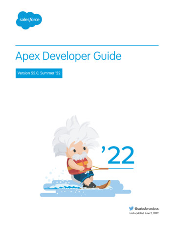 Apex Developer Guide - Salesforce