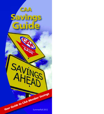 CAA SAVE Savings Guide