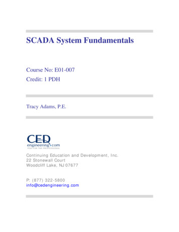 SCADA System Fundamentals - CED Engineering