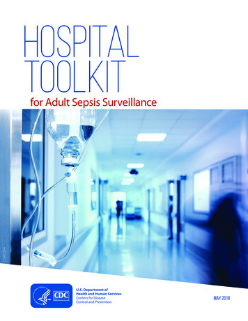 Hospital Toolkit For Adult Sepsis Surveillance
