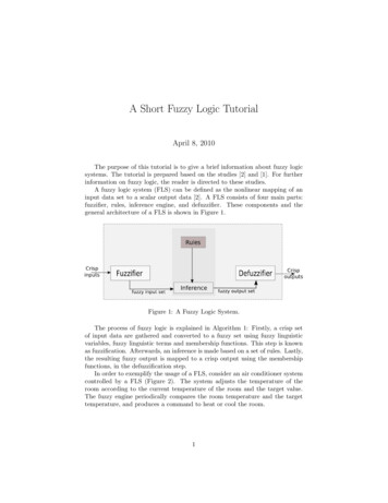 A Short Fuzzy Logic Tutorial - Cs.bilkent.edu.tr