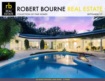 Real Estate Collection Of Fine Homes Real Estaterobert Bourne September/19