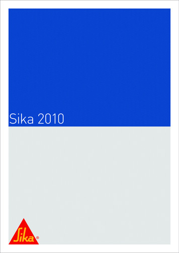 Sika Annual Report 2010 - Short Version