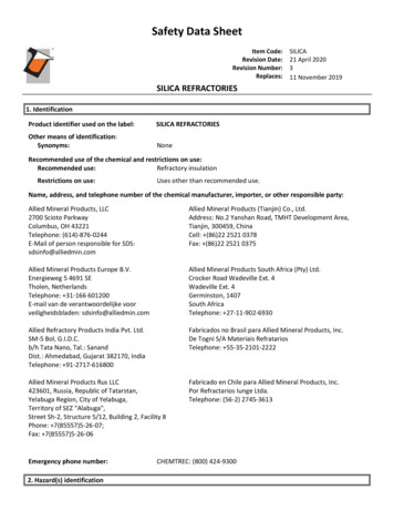 Safety Data Sheet - Allied Mineral