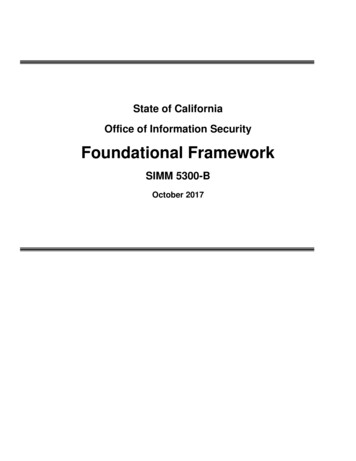 State Of California Office Of Information Security - CDT
