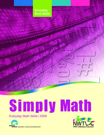 Simply Math - NWT Literacy