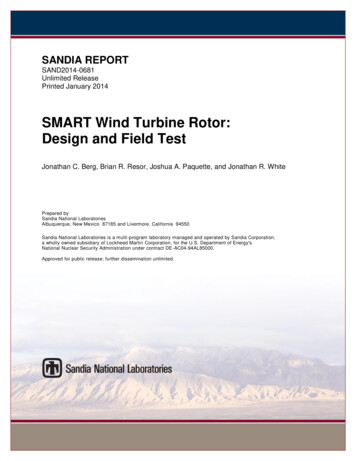 SMART Wind Turbine Rotor: Design And Field Test - Energy