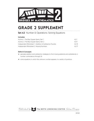 Grade 2 Supplement - Weebly