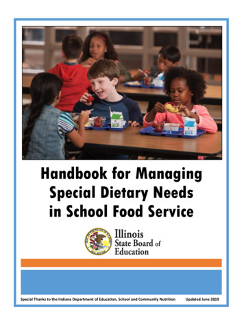In School Food Service - Illinois State Board Of Education