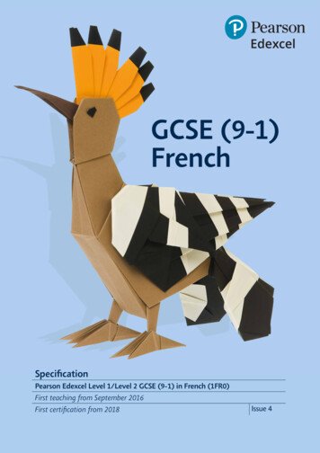 GCSE (9-1) French - Edexcel