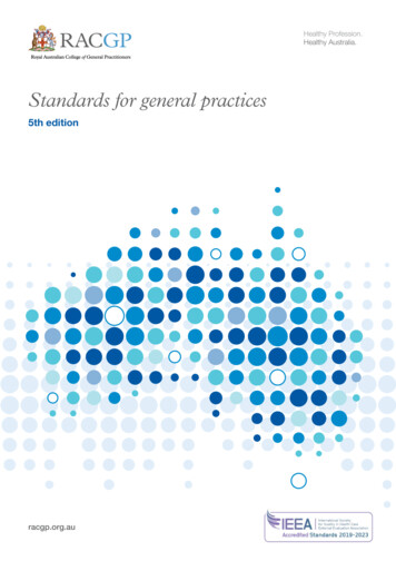 Standards For General Practices