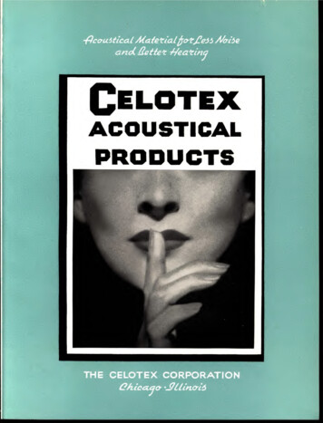 Celotex Acoustic Products.