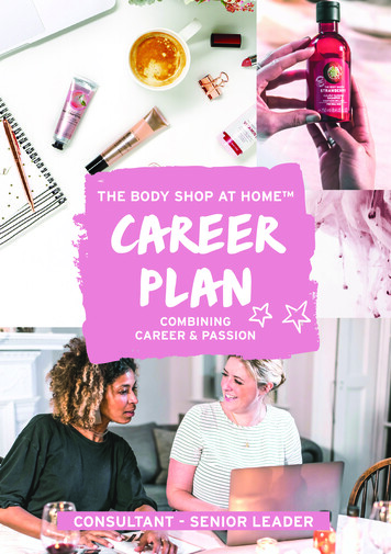 THE BODY SHOP AT HOME CAREER PLAN - Microsoft