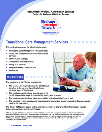 Transitional Care Management Services - ACP
