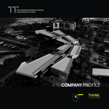 COMPANY PROFILE - Think Design Studio