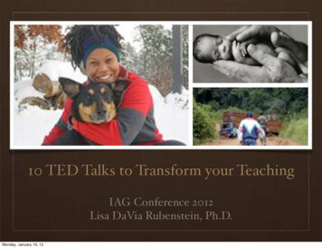 10 TED Talks To Transform Your Teaching - Indiana Association For The .
