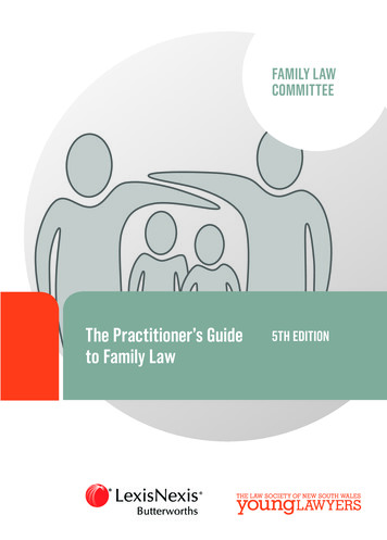 The Practitioner's Guide To Family Law 5th Edition