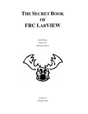The Secret Book Of FRC LabVIEW - GitHub Pages
