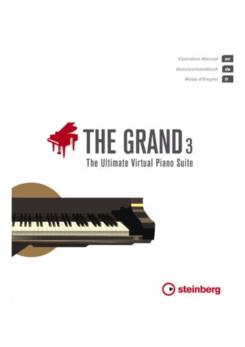 The Grand - Operation Manual - Steinberg