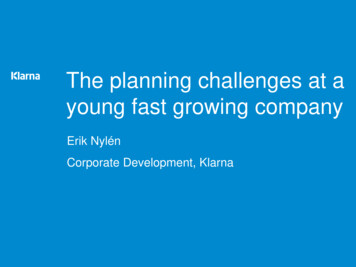 Erik Nylén Corporate Development, Klarna - SAS