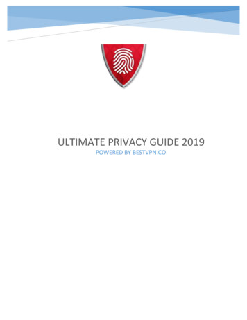 ULTIMATE PRIVACY GUIDE 2019 - Best VPN