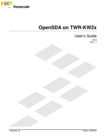 OpenSDA On TWR-KW2x Users Guide - NXP