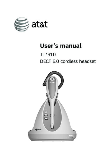 TL7910 DECT 6.0 Cordless Headset - VTech Phones USA