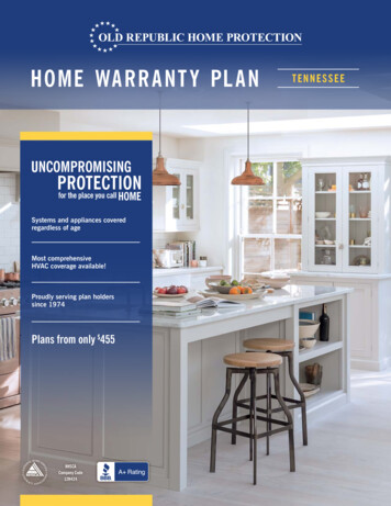 Home Warranty Plan Tennessee - Orhp