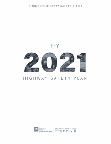 Tennessee FY 2021 Highway Safety Plan Annual Report