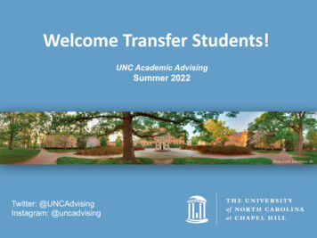 Welcome Transfer Students!