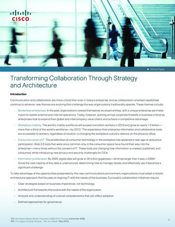 White Paper Transforming Collaboration Through Strategy And Architecture
