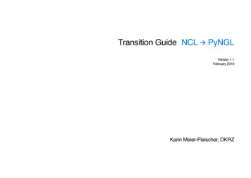 Transition Guide NCL PyNGL