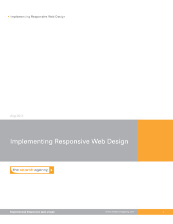 Implementing Responsive Web Design