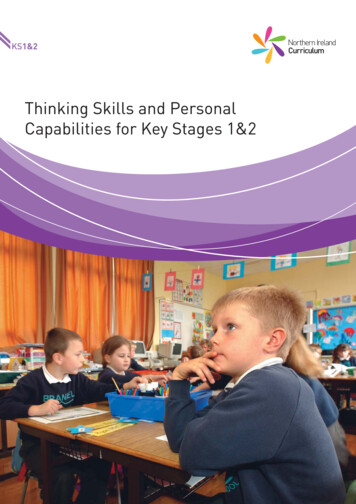 (PDF) Thinking Skills And Personal Capabilities Guidance Booklet For .