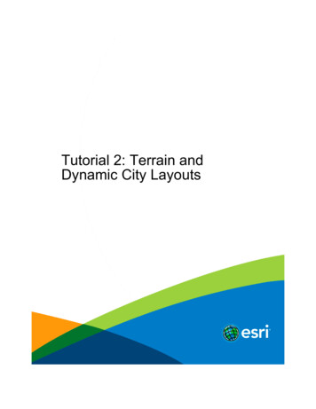Tutorial 2: Terrain And Dynamic City Layouts - Esri