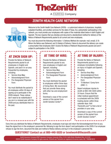 Zenith Health Care Network