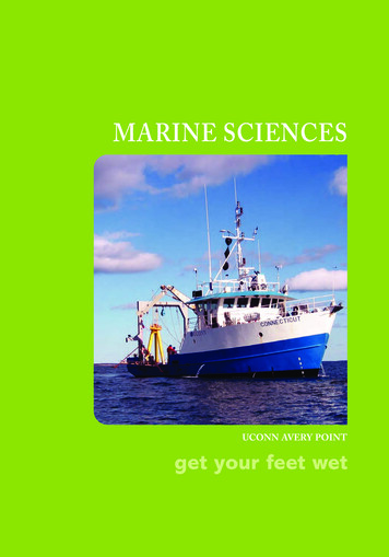 UConn Marine Sciences Brochure