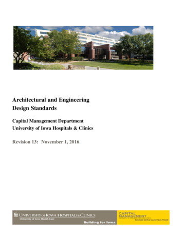 Architectural And Engineering Design Standards - UI Health Care