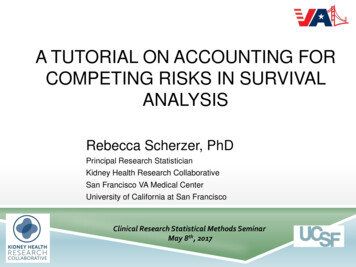 A Tutorial On Accounting For Competing Risks In Survival Analysis