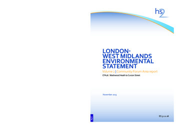 London-west Midlands Environmental Statement London- West . - Gov.uk