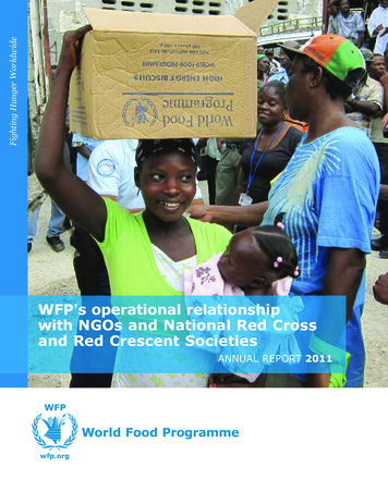 WFP's Operational Relationship With NGO S And National Red Cross And .