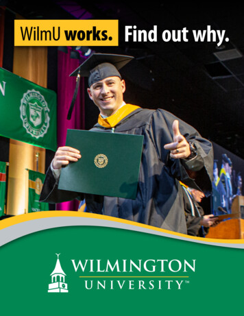 WilmU Works. Find Out Why. - Wilmington University