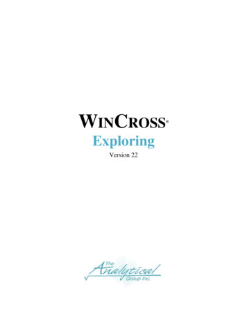 WINCROSS Exploring - Analytical Group