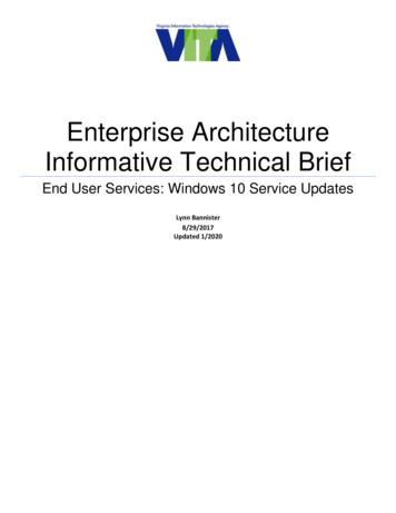 Enterprise Architecture Informative Technical Brief
