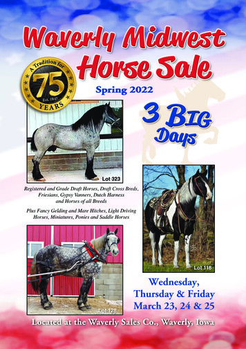 Waverly Midwest Horse Sale