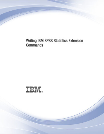 Writing IBM SPSS Statistics Extension Commands