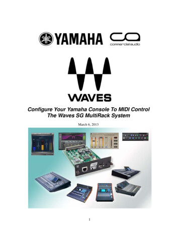 Yamaha MIDI Remote Control Guide - Waves Audio