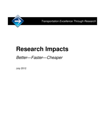 Research Impacts