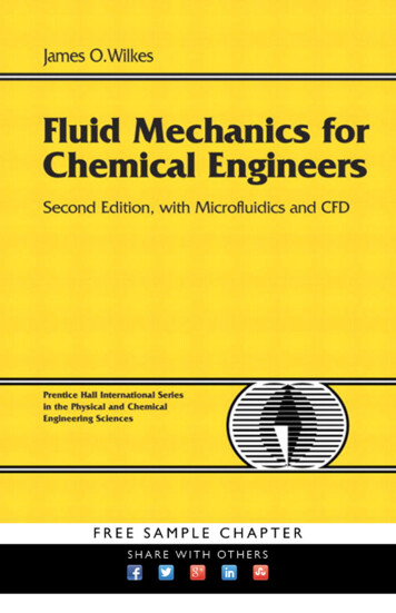 Fluid Mechanics For Chemical Engineers